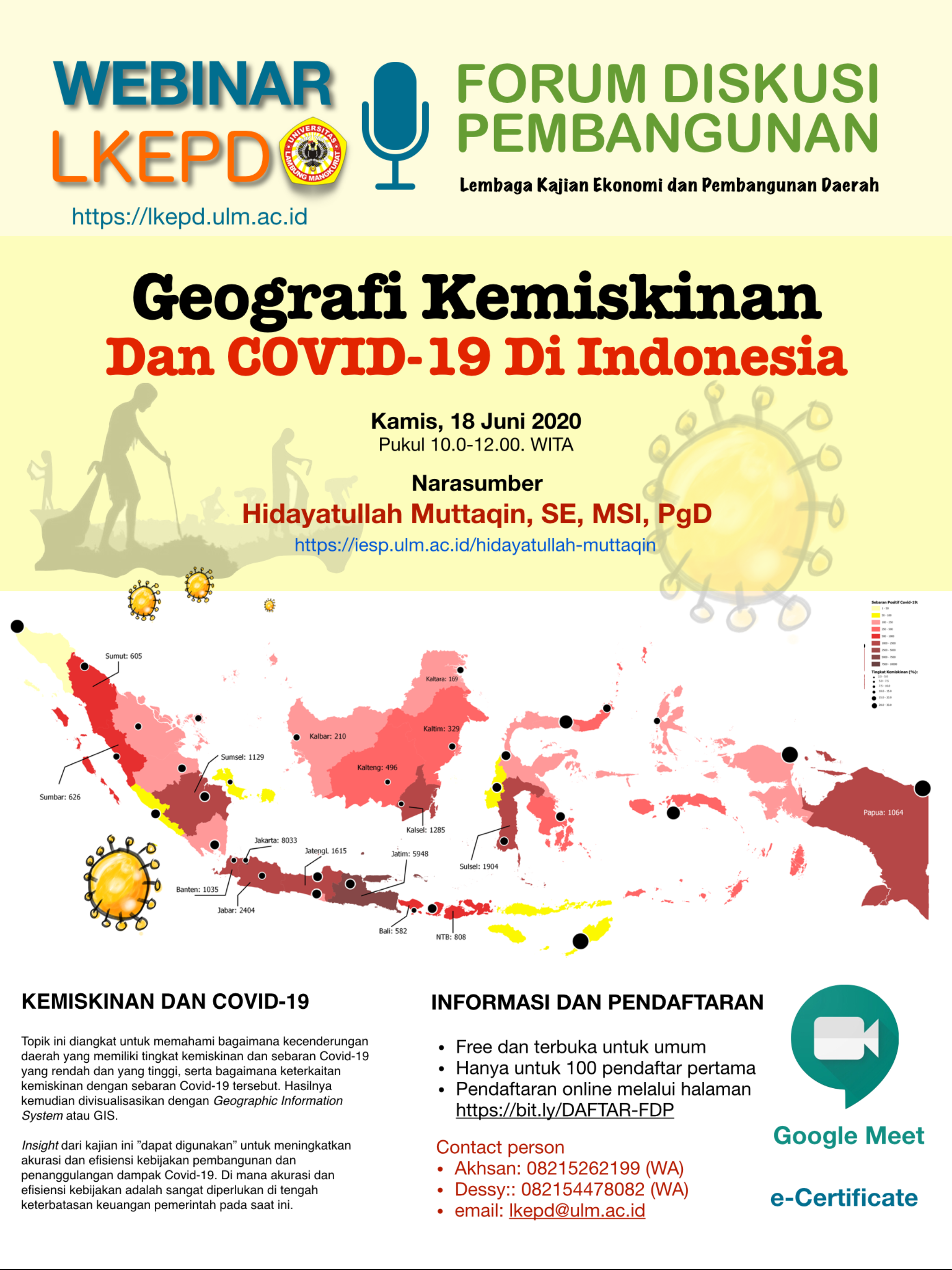 Webinar: Geografi Kemiskinan dan Covid-19 di Indonesia